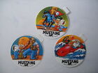 3 Mustang Aufkleber / Sticker aus den 80-iger Jahren 		fr Sammler