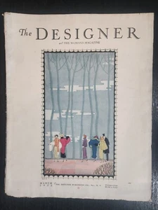 THE DESIGNER MAGAZINE MARCH 1922 VINTAGE FASHION PLATES, ADS, SHORT STORIES, RAW - Picture 1 of 12