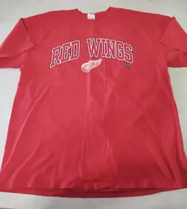 Gildan Men's XL Red Wings Hockey Shirt sleeve cotton T-shirt Pre-owned - Picture 1 of 9