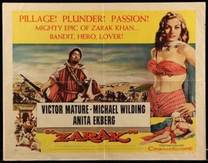ZARAK 1956 Starring Victor Mature, Anita Ekberg, Michael Wilding - Picture 1 of 1
