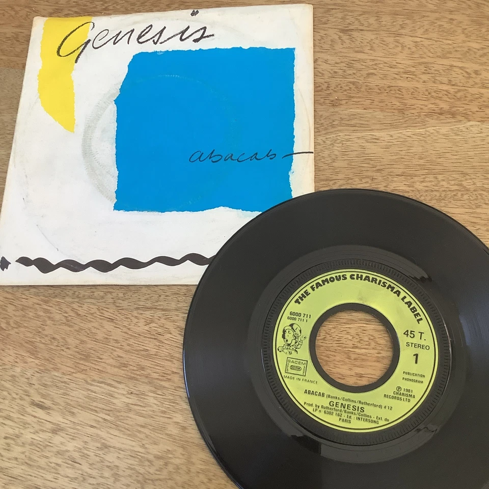 Genesis - Abacab - VINYLE 7" - 45T - 1981 - Charisma 6000 711 - France - Photo 1/2