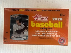 2020. Bowman Heritage Minor League Baseball Hobby Box ungeöffnet versiegelt - Bild 1 von 6