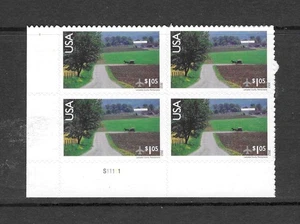 U.S. MNH 2012 $1.05 LANCASTER COUNTY PLATE BLOCK SCOTT C150 - Picture 1 of 1