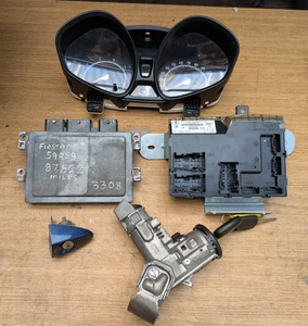 FORD FIESTA MK7 ECU KIT 1.25 PETROL ENGINE CODE STJA 8V2112A650RF 2008-2012 ** - Picture 1 of 4