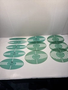 Vintage Alvin Kurtz Ellipse Set 3903 10 - 60 Degrees 11 Total. - Picture 1 of 8