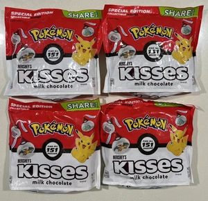 NUEVO 2025 Pokemon Hershey's Kisses Share Size Edición Especial Limitada LOTE 4 - Imagen 1 de 2