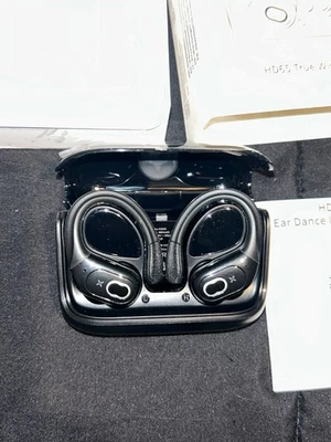 черный цвет HD65 истинный беспроводной наушники 164 язык переводчик наушники-вкладыши 3-в-1 AI - Изображение 1 из 4