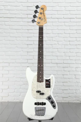 Fender American Performer Mustang Bass - Arctic White with Rosewood Fingerboard - Image 1 of 4