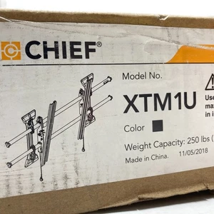 Chief XTM1U Tilt Wall Mount, Fusion X-Large Micro-Adjustable, 250 lb Weight - Picture 1 of 6