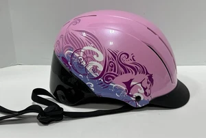 Troxel Spirit Pink Dreamscape Low Profile Equestrian Helmet Size XS 04-538XS - Picture 1 of 8