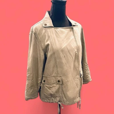 Chaqueta Caslon Verde Neutro Ligera Mangas 3/4 XS Foto 1 de 4