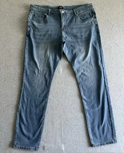 Blu Rock Denim Jeans Maße 38x32 Taschen Straight Leg Medium Wash Mid Rise - Bild 1 von 9