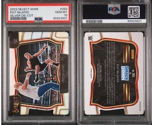 2023 PANINI SELECT WWE #283 PAT MCAFEE DIE-CUT SILVER PRIZM PSA 10. POP 1 - Picture 1 of 1