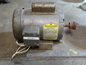 Baldor .33HP Electric Motor L3501 1PH, 115/208-230V, 1725RPM, FR 56, 34C61-5507 - Picture 1 of 7