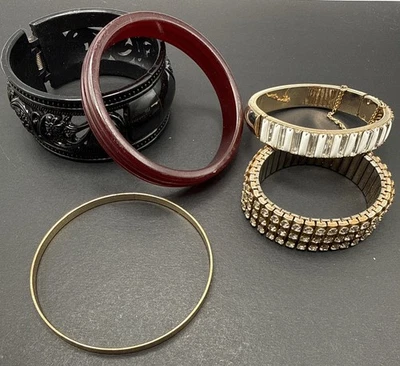 Lote de pulseiras vintage bracelete expansível C2-1 - Imagem 1 de 4