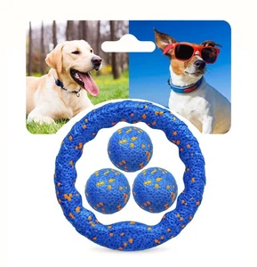 Set Giocattolo Palla per Cani Indistruttibile per Masticatori Aggressivi - Durevole Galleggiante Cane... - Foto 1 di 9