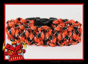 550 Paracord Survival Bracelet Cobra - Tiger Camo - Picture 1 of 1