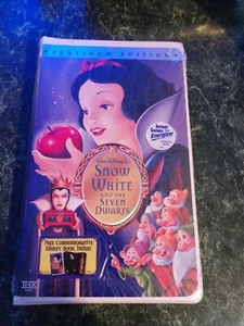 Snow White and the Seven Dwarfs Platinum Edition VHS New Sealed - Picture 1 of 2