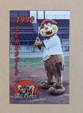 1999 Batavia Muckdogs Baseball Pocket Schedule NY-Penn League Pepsi ⚾️⚾️