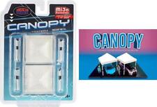 Canopy 2 Piece Set White Limited Edition to 3600 pieces Worldwide 1/64 Scale