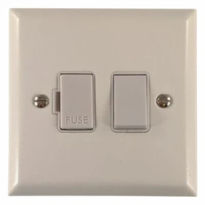 Placa de espectro G&H SFW57W blanco mate 1 banda fusionada Spur 13A conmutada - Imagen 1 de 1