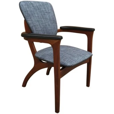 罕见中世纪现代雕塑胡桃木扶手椅 Adrian Pearsall 著 — 第 1/4 张图片