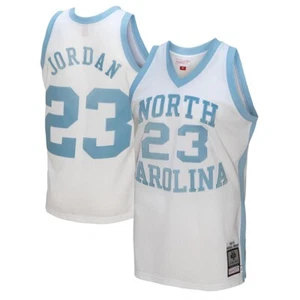 North Carolina Michael Jordan #23 Mitchell & Ness White 1983/84 Authentic Jersey - Picture 1 of 7