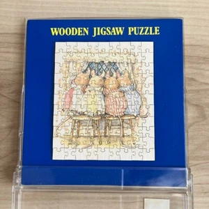 Branberry Hedge Rose Mini Puzzle Jim Shore Disney 7.5"x5.5" Used From JP - Picture 1 of 4
