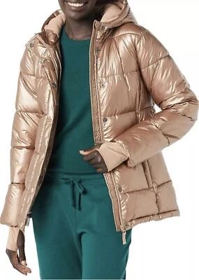 Women's Heavyweight Long-Sleeve Hooded Puffer Coats Size XL - Image 1 of 4