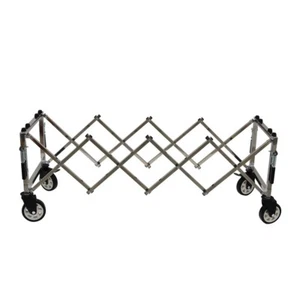 Movable Funeral Church Stretcher Truck Casket Stand Cart Length Adjustable - Picture 1 of 24