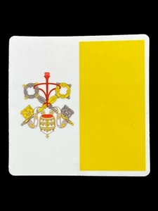 Vatican City Flag Vinyl Sticker Decal 2 ”x 2” - Picture 1 of 1
