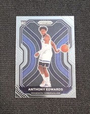 Anthony Edwards 2020-21 Panini Prizm #258 Base Rookie Card Timberwolves 👀