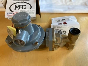 MEC MEGR-1232T-HFFXA POL X 1/2" FPT Twin Stage 11" W.C. Outlet Propane Regulator - Picture 1 of 7