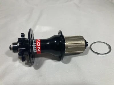 Disco de buje trasero MTB Novatec D792SB-A4A-11S (135x5 mm) negro con arandela de 1,5 mm 24 orificios Foto 1 de 4