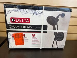 Delta Chamberlain In2Ition 2-in-1 4 Spray Dual Hand Shower Black 142747-BL-I