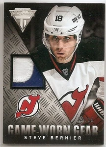 13/14 TITANIUM GAME-WORN GEAR PATCH Hockey /25 (Assorted) U-Pick from List - Picture 1 of 3