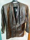 Michael Hoban Leather Coat/Jacket Size Small 3 Pockets Great Shape Clean