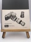 Original Instruction Manual - Leica Instructions for the Leica Relex Housing