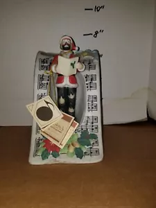 Figur Clown Emmett Kelly Jr. Flambro Weihnachtsmann Stille Nacht SF Spieluhr - Bild 1 von 4