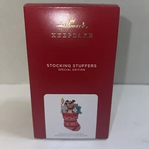 Hallmark Keepsake Ornament 2021 Stocking Stuffers Special Edition Puppy Repaint - Picture 1 of 6