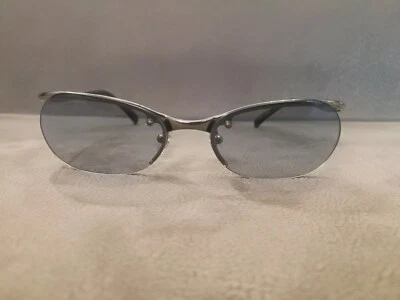 Jean Paul Gaultier JPG Vintage Sunglasses 56-0033 Color Silver  Blue Lenses - Image 1 of 4