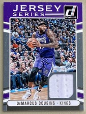 2016-17 Panini Donruss Jersey Series DeMarcus Cousins Game-Worn Jersey #14