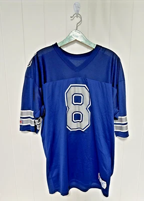 CAMISETA DE FÚTBOL AMERICANO DE COLECCIÓN Campeón Dallas Cowboys Troy Aikman #8 NFL Para Hombre Talla 48 Foto 1 de 4