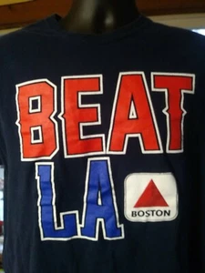 BASEBALL T-SHIRT (2018) BEAT LA (DODGERS Citgo Sign (Red Sox)World Series OF2 - Picture 1 of 1