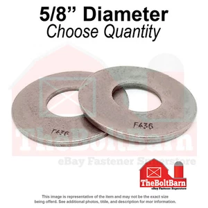 Lavadoras planas estructurales endurecidas F436 galvanizadas de 5/8" (elige la cantidad) - Imagen 1 de 7