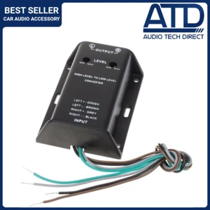 Due Canali Altoparlante Rca Linea Level Converter Adattatore Audio Auto Alta Low - Bild 1 von 6