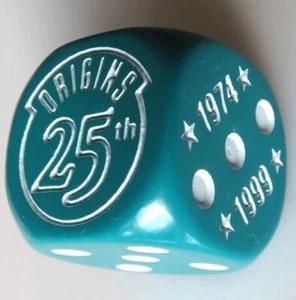 Origins 25th Anniversary PROMO 6-SIDED DIE 1999 International Game Expo & Fair - Bild 1 von 1
