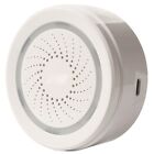Wireless Smart 120Db Siren And Alarm -White, With Strobe Light, Remote App Contr