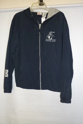 CHAQUETA CON CAPUCHA VINTAGE DISNEY STORE EEYORE AZUL MARINO PEQUEÑA NUEVA CON ETIQUETAS Foto 1 de 4