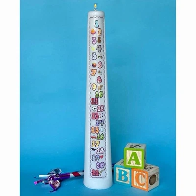 Tienda de velas de celebración ☆ Edades 1-21 cuenta regresiva recuerdo de velas de cumpleaños ☆ NUEVO Foto 1 de 4